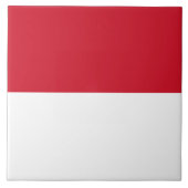 Vlag van Monaco Tegeltje (Voorkant)