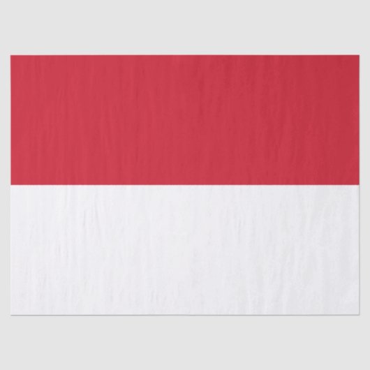 Vlag van Monaco Tissuepapier (Voorkant)