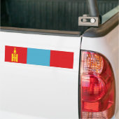 Vlag van Mongolië Bumpersticker (Op Truck)