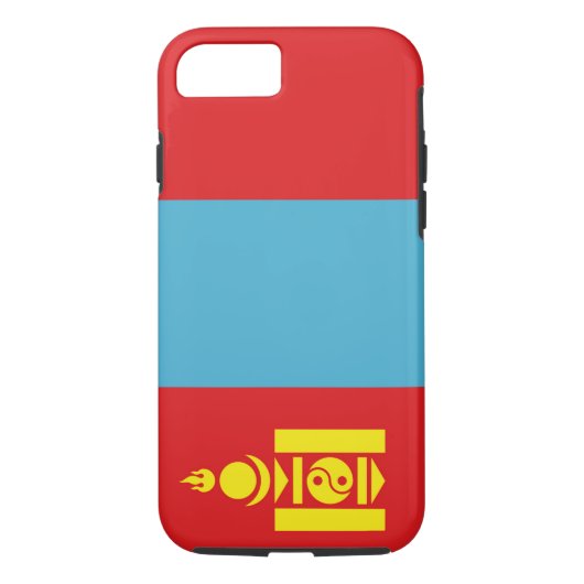 Vlag van Mongolië Case-Mate iPhone Case (Achterkant)