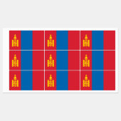 Vlag van Mongolië Labels (Vel)