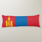Vlag van Mongolië Lichaamskussen (Achterkant)