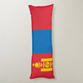Vlag van Mongolië Lichaamskussen (Achterkant (Verticaal))