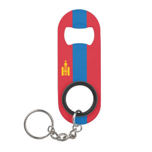 Vlag van Mongolië Mini Flessenopener