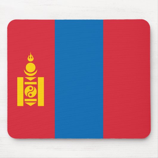 Vlag van Mongolië Muismat (Voorkant)