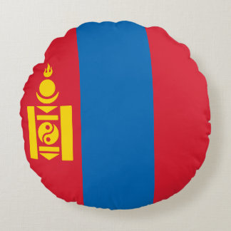 Vlag van Mongolië Rond Kussen