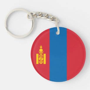 Vlag van Mongolië Sleutelhanger