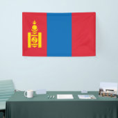 Vlag van Mongolië Spandoek (Beurs)