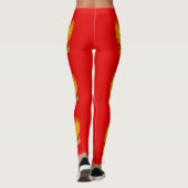 Vlag van Montenegro Leggings (Achterkant)