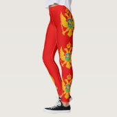Vlag van Montenegro Leggings (Links)