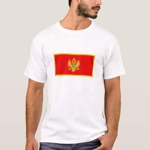Vlag van Montenegro T-shirt