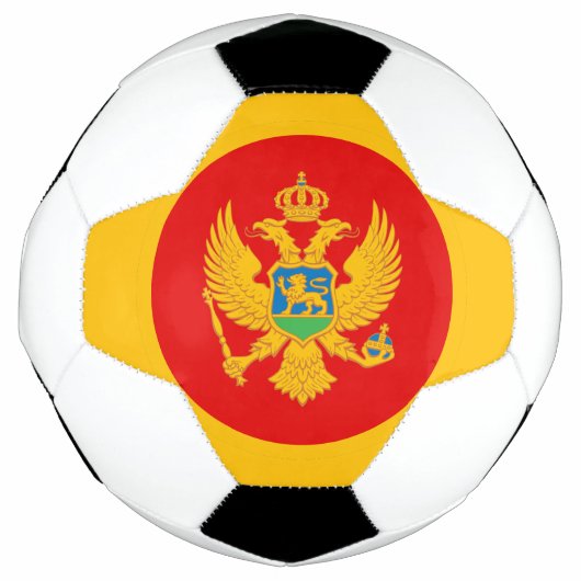 Vlag van Montenegro Voetbal (Voorkant)