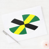 Vlag van Monterey, California Oval Sticker (Envelop)