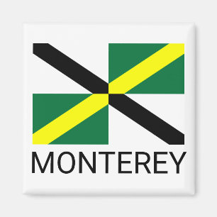 Vlag van Monterey, Californië Magneet