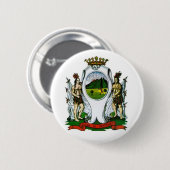 Vlag van Monterrey, Nuevo León - MEXICO-Button Ronde Button 5,7 Cm (Voorkant /achterkant)