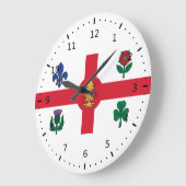 Vlag van Montreal, Quebec Grote Klok (Hoek)