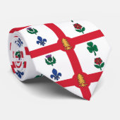 Vlag van Montreal, Quebec Stropdas (Opgerold)