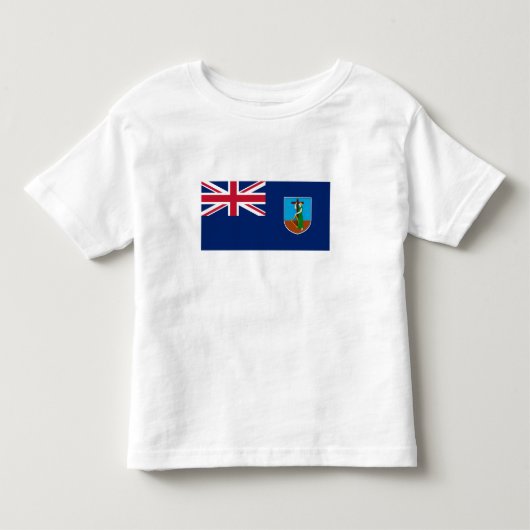 Vlag van Montserrat Kinder Shirts (Voorkant)