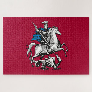 Vlag van Moskou (Russische hoofdstad) Legpuzzel