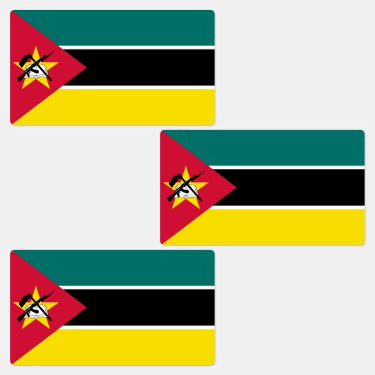 Vlag van Mozambique Labels (Groep)