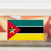 Vlag van Mozambique Labels (Aangebracht)