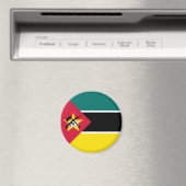 Vlag van Mozambique Magneet (Insitu (Vaatwasser))
