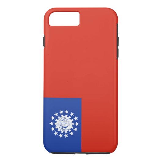 vlag van Myanmar Case-Mate iPhone Case (Achterkant)