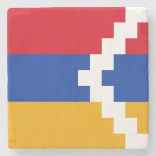 Vlag van Nagorno-Karabach Stenen Onderzetter