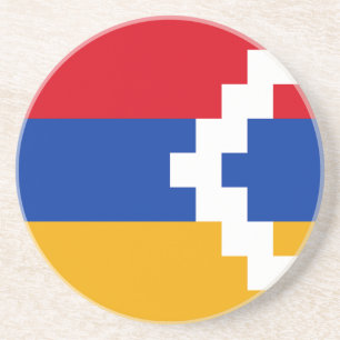 Vlag van Nagorno-Karabach Zandsteen Onderzetter