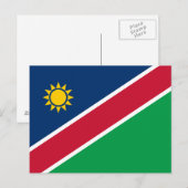 Vlag van Namibië Briefkaart (Voorkant / Achterkant)