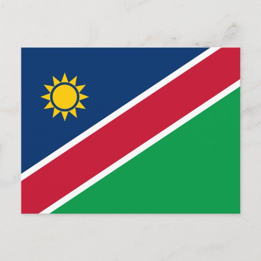 Vlag van Namibië Briefkaart (Voorkant)