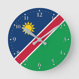 Vlag van Namibië Ronde Klok