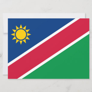 Vlag van Namibië (Zuid-Afrika) Kaart
