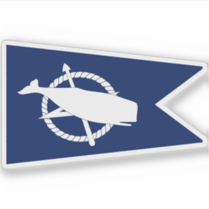 Vlag van Nantucket, Massachusetts Sticker
