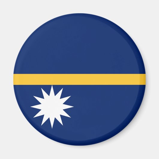 Vlag van Nauru Magneet (Voorkant)