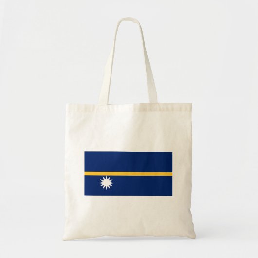 Vlag van Nauru Tote Bag (Voorkant)