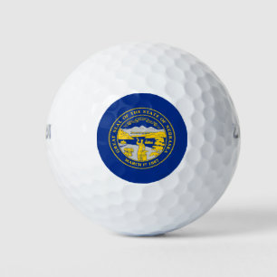 Vlag van Nebraska Golfballen