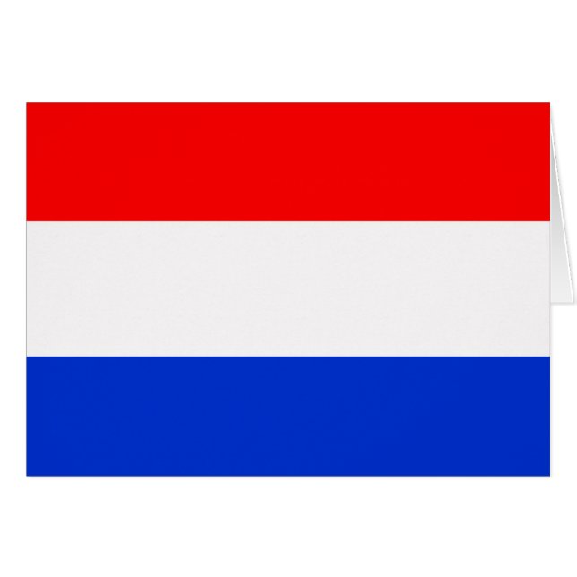 Vlag van Nederland (Voorkant Horizontaal)