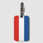Vlag van Nederland Bagagelabel (Voorkant (verticaal))