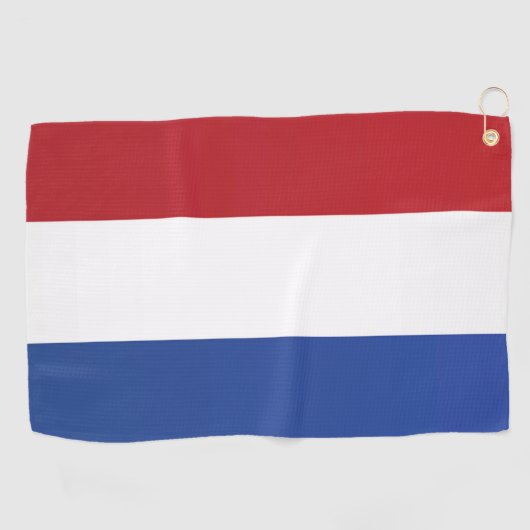 Vlag van Nederland Golfhanddoek (Horizontaal)