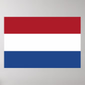Vlag van Nederland Poster (Voorkant)