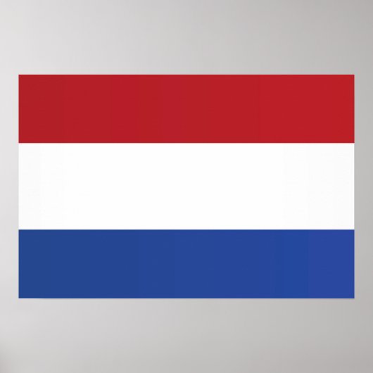 Vlag van Nederland Poster (Voorkant)
