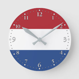 Vlag van Nederland Ronde Klok