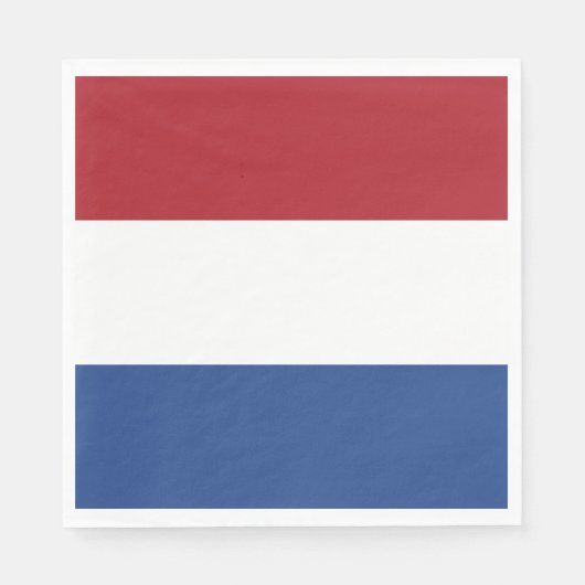 Vlag van Nederland Servet (Voorkant)