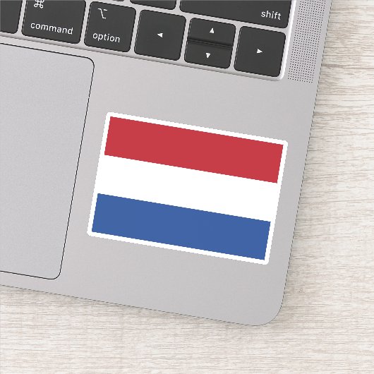 Vlag van Nederland Sticker (Detail)