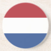 Vlag van Nederland Zandsteen Onderzetter (Voorkant)