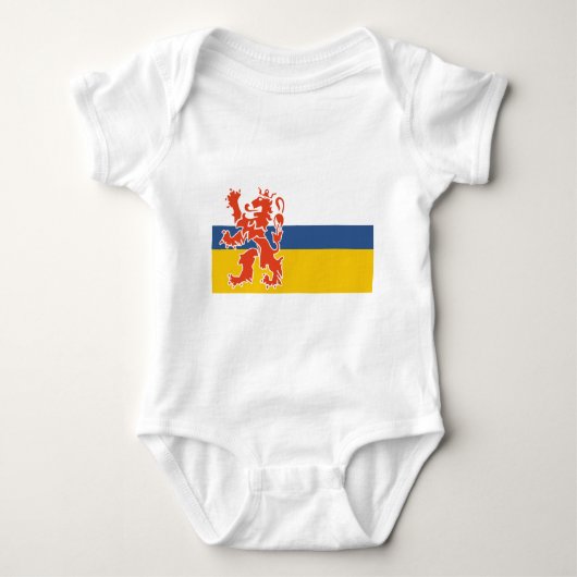 Vlag van Nederlands Limburg Romper (Voorkant)