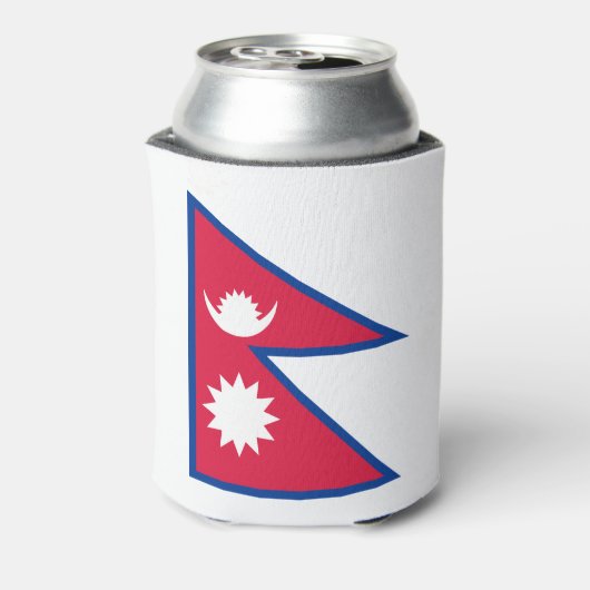 Vlag van Nepal Blikjeskoeler (Blikje Achterkant)