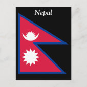 Vlag van Nepal Briefkaart (Voorkant)
