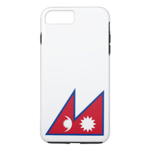 Vlag van Nepal iPhone 8 Plus / 7 Plus Hoesje